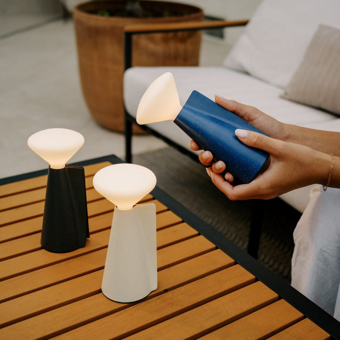 Mantle Portable Lamp in Granite Black - Sweatfully