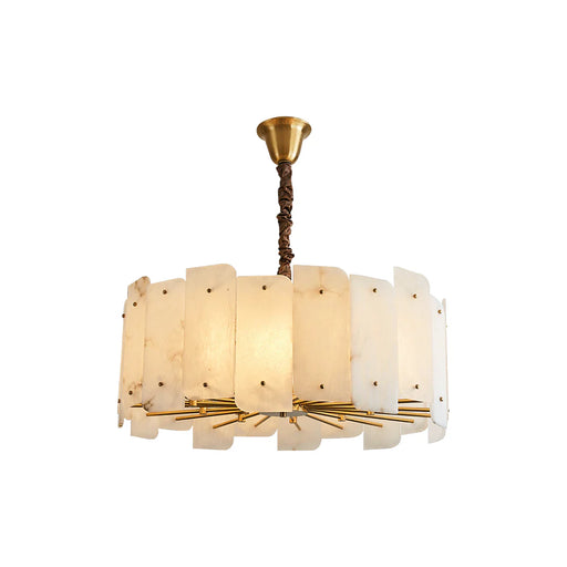 Alabaster Lorry Round Chandelier - Sweatfully
