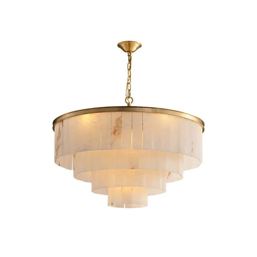Alabaster Tiered Chandelier - Sweatfully