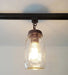 Mason Jar TRACK LIGHTING New Quart Single - Sweatfully