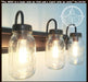 Mason Jar Bathroom Vanity Light - Sweatfully