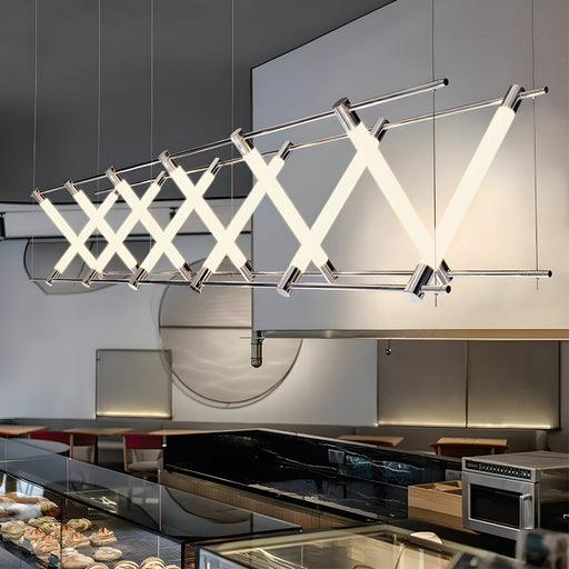 Maza Long Linear Chandelier - Sweatfully