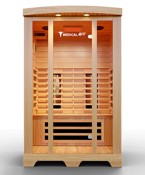 2 Person Home Full Spectrum Infrared Sauna | Medical 4™ - Sweatfully