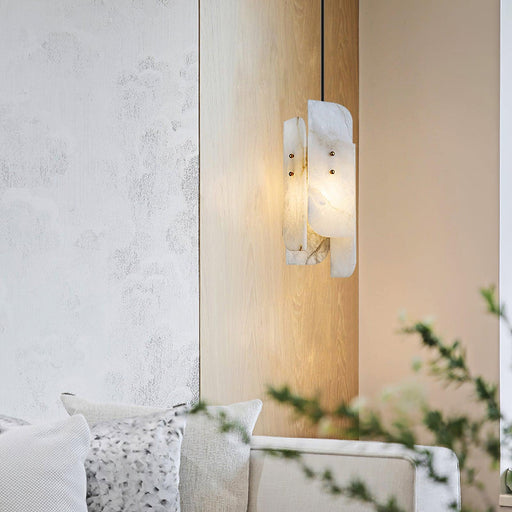 Megalith Alabaster Mini Pendant Light - Sweatfully