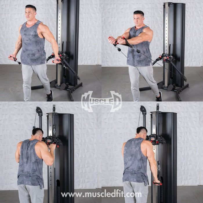 Dual Adjustable Functional Trainer - Sweatfully