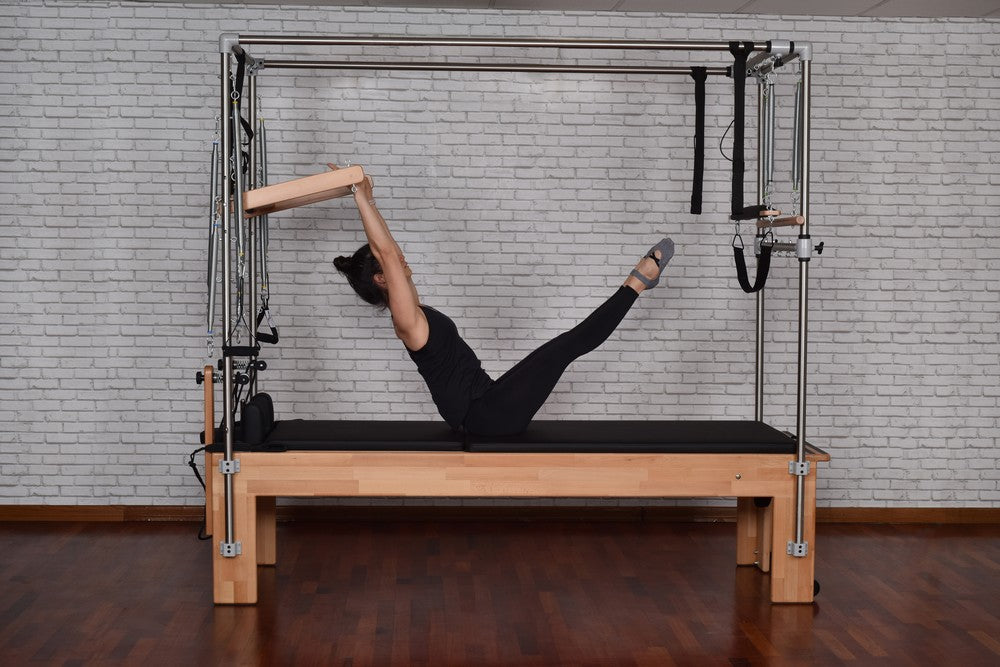 Private Pilates Premium Wood Cadillac Trapeze Table - Sweatfully