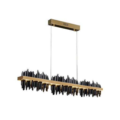 Midnight Shadow Linear Chandelier - Sweatfully