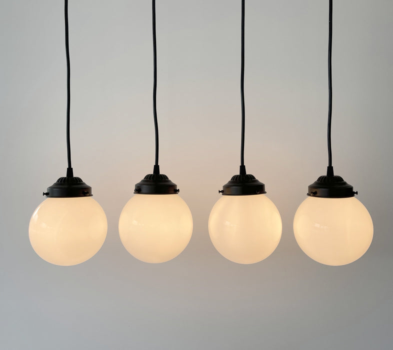 MODERN CONTEMPORARY Glass Dining Room Chandelier PENDANT Light - Sweatfully