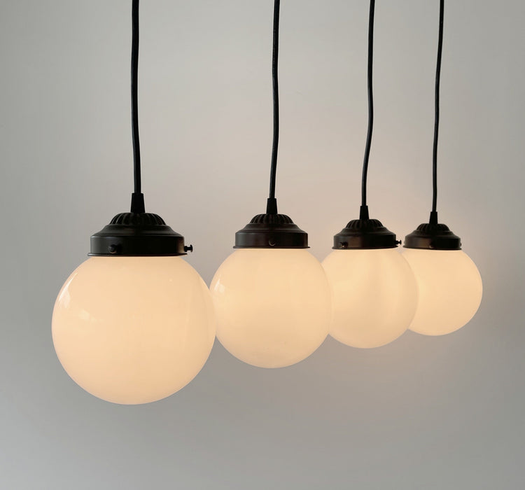 MODERN CONTEMPORARY Glass Dining Room Chandelier PENDANT Light - Sweatfully