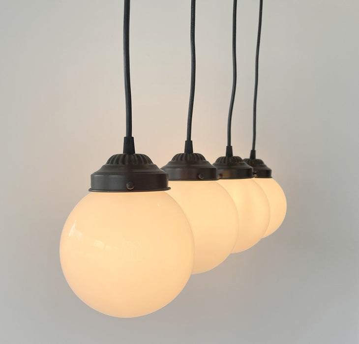 MODERN CONTEMPORARY Glass Dining Room Chandelier PENDANT Light - Sweatfully