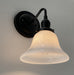 Antique 1930's Milk Glass Wall SCONCE Lighting - Sweatfully