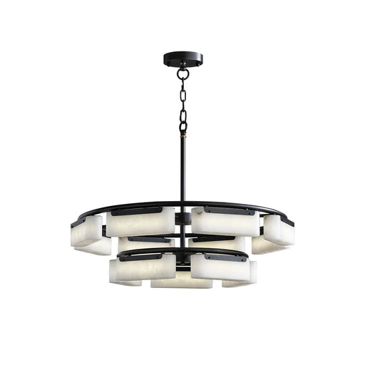 Modern Alabaster Fusion Chandelier - Sweatfully