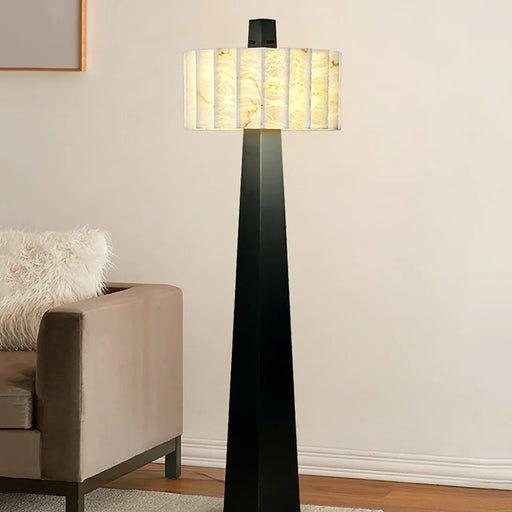 Alabaster Grandeur Floor Lamp - Sweatfully