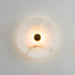 Modern Alabaster Round Wall Lamp - Sweatfully