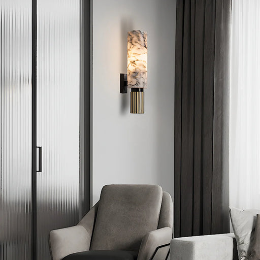 Modern Riviera Alabaster Wall Lamp - Sweatfully