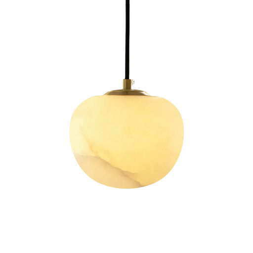 Round Alabaster Pendant Light - Sweatfully