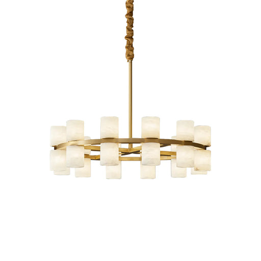 Modern Tabitha Alabaster Chandelier - Sweatfully