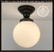 Modern 8" GLOBE Ceiling Light - Sweatfully