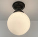 Modern 8" GLOBE Ceiling Light - Sweatfully