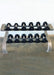 Two Tier 6 Pairs Dumbbell Rack - Muscle D Fitness - Durable 2 Tier 6 Pair Dumbbell Rack - Sweatfully
