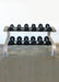 Two Tier 6 Pairs Dumbbell Rack - Muscle D Fitness - Durable 2 Tier 6 Pair Dumbbell Rack - Sweatfully