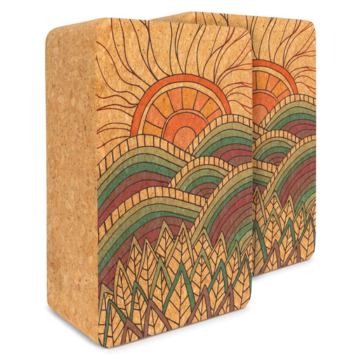 Artist Cork Yoga Block Set - Sweatfully