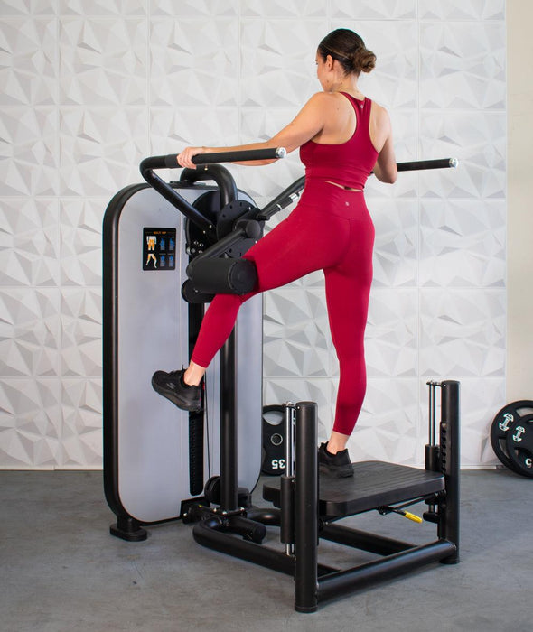 Vogue Multi-Hip - Muscle D Fitness - Adjustable - Pin Selectorized - Glute Thigh Workout - Sweatfully