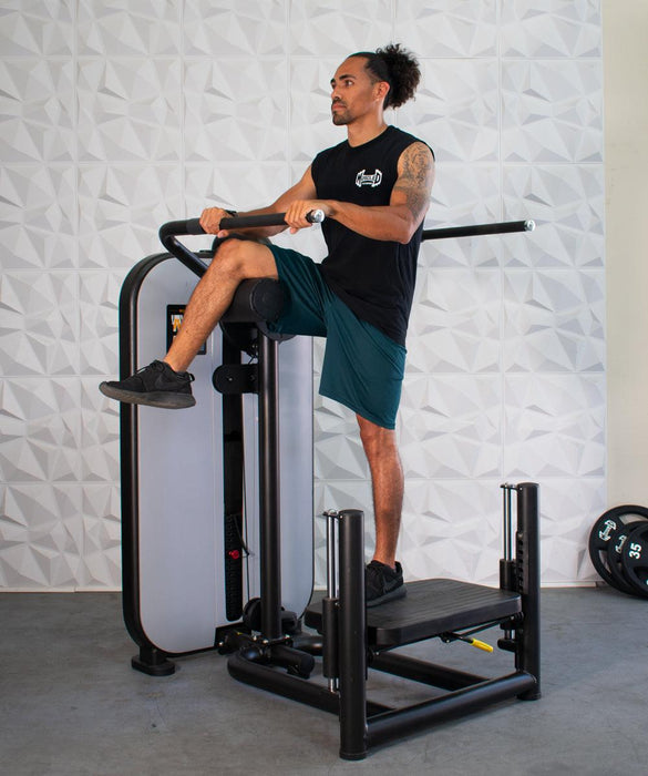 Vogue Multi-Hip - Muscle D Fitness - Adjustable - Pin Selectorized - Glute Thigh Workout - Sweatfully