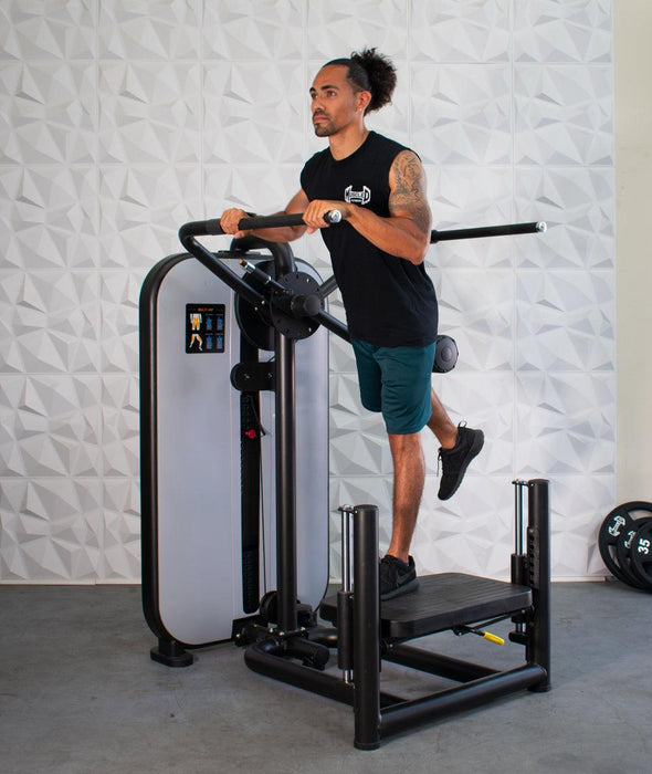 Vogue Multi-Hip - Muscle D Fitness - Adjustable - Pin Selectorized - Glute Thigh Workout - Sweatfully