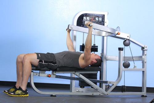 Dual Function Multi Press Combo - Muscle D Fitness - Adjustable - Multi-Position - Pin Selectorized - Chest - Shoulder - Triceps Press - Sweatfully