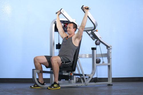 Dual Function Multi Press Combo - Muscle D Fitness - Adjustable - Multi-Position - Pin Selectorized - Chest - Shoulder - Triceps Press - Sweatfully