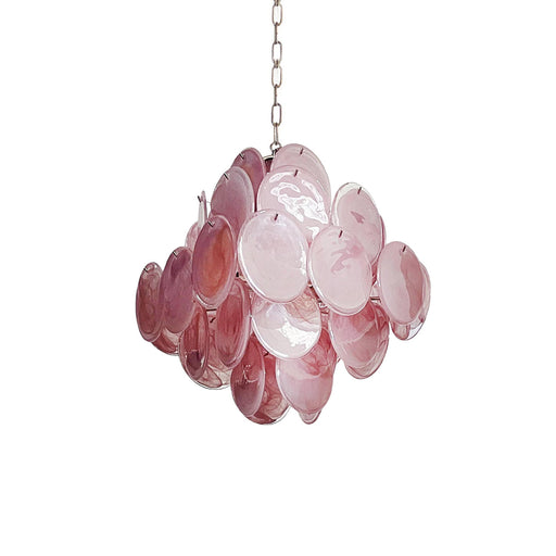 Vintage Murano Disc Glass Chandelier - Sweatfully