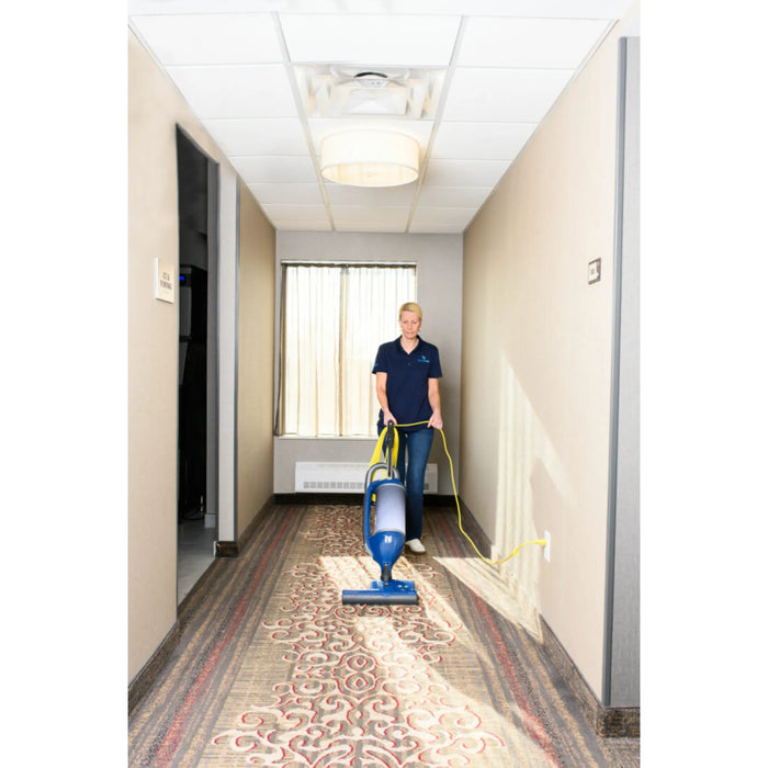 NaceCare N15S 15" Dual Motor Upright Vacuum with Swivel Neck - Sweatfully