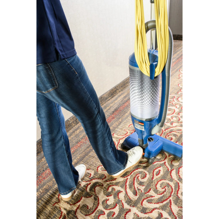 NaceCare N15S 15" Dual Motor Upright Vacuum with Swivel Neck - Sweatfully