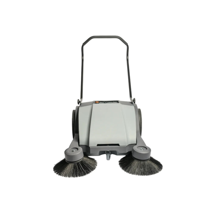 NaceCare 32″ Manual Walk-Behind Sweeper with Dual Side Brooms + Manual Vacuum - Sweatfully