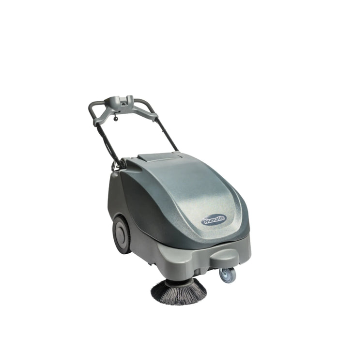 NaceCare 26″ Battery Walk-Behind Sweeper – Vacuum System + Single Side Broom - Sweatfully