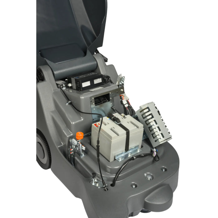 NaceCare 26″ Battery Walk-Behind Sweeper – Vacuum System + Single Side Broom - Sweatfully
