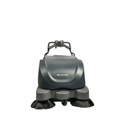 NaceCare 36″ Battery Sweeper – Traction Drive + Vacuum System + Dual Side Brooms - Sweatfully