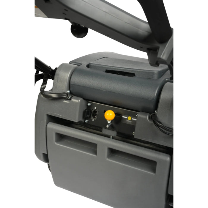 NaceCare 36″ Battery Sweeper – Traction Drive + Vacuum System + Dual Side Brooms - Sweatfully
