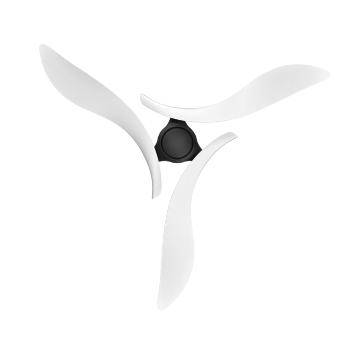 54" DC Motor 6 Speed Black Ceiling Fan - Sweatfully