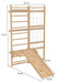Neem Swedish Wall Ladder & Indoor Wooden Climber for Kids – Home Gym Playset - Sweatfully