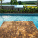 Calgary Oiled Teak Outdoor Interlocking Tiles, 18 Slat (10 sq ft) - Sweatfully