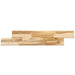 Clearwater Natural Teak 3D Wall Panels - (13 sq ft) - Sweatfully