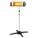 Porch Garden Electric Thermostat Patio Heater Standing Garden 1500W Infrared Heater with Remote Control Outdoor/Indoor - Sweatfully