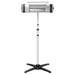 Porch Garden Electric Thermostat Patio Heater Standing Garden 1500W Infrared Heater with Remote Control Outdoor/Indoor - Sweatfully