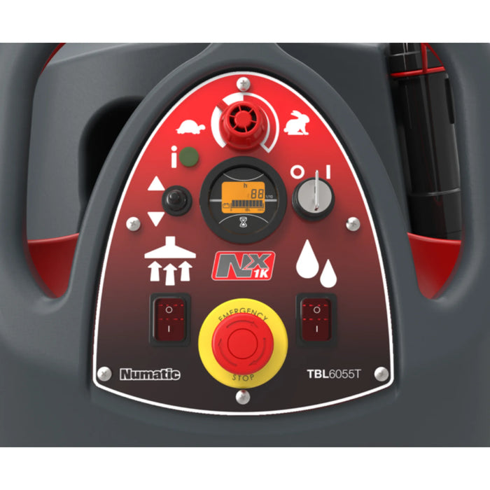 NaceCare TBL 1620/100 Battery Walk Behind Scrubber – 20", 2 Batteries - Sweatfully