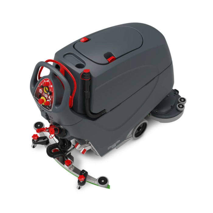 NaceCare TBL 2228/150T Traction Drive Floor Scrubber – 28", 3 LFP NX1K Batteries - Sweatfully