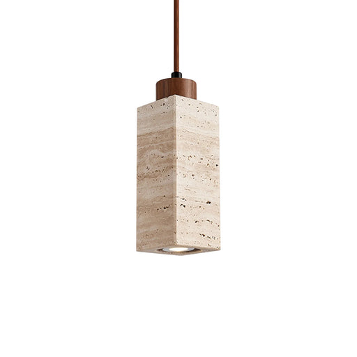 Natural Travertine GLigEt Pendant Light - Sweatfully