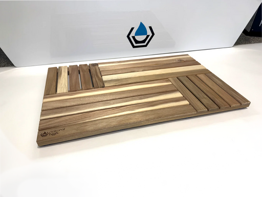 Natural High™ Acacia Wooden Drip Mat - Sweatfully