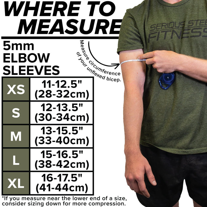 5mm Neoprene Elbow Sleeves - Sweatfully